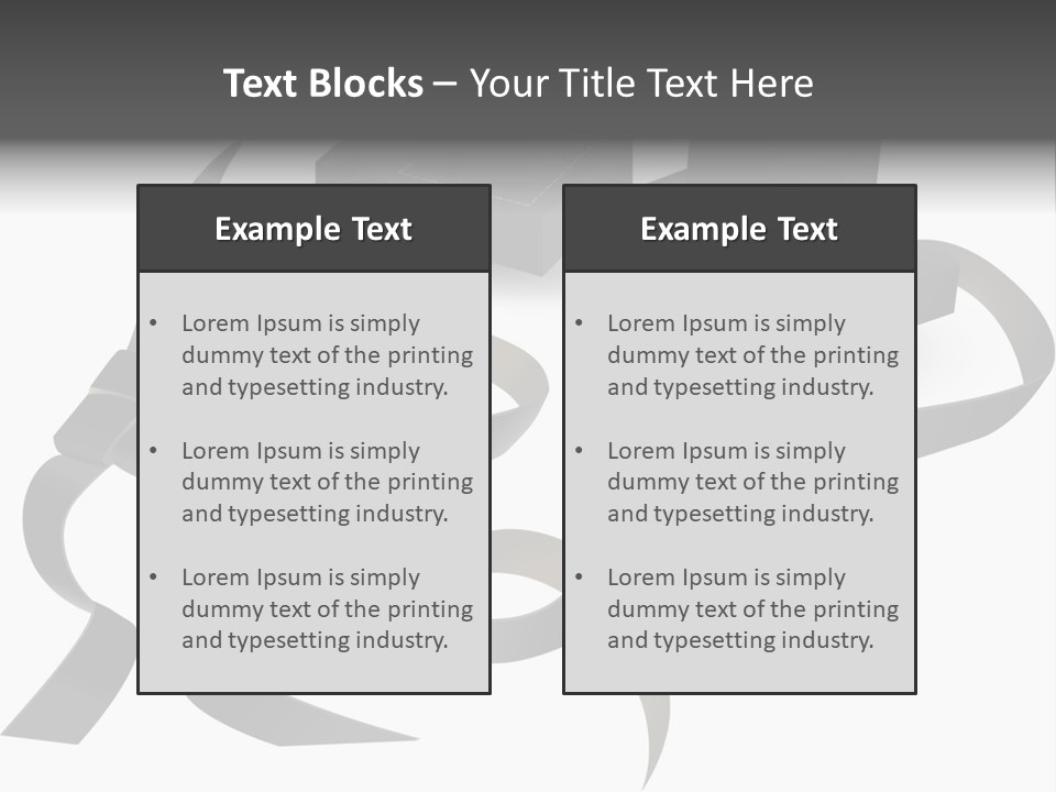 White Tfilin Vector PowerPoint Template