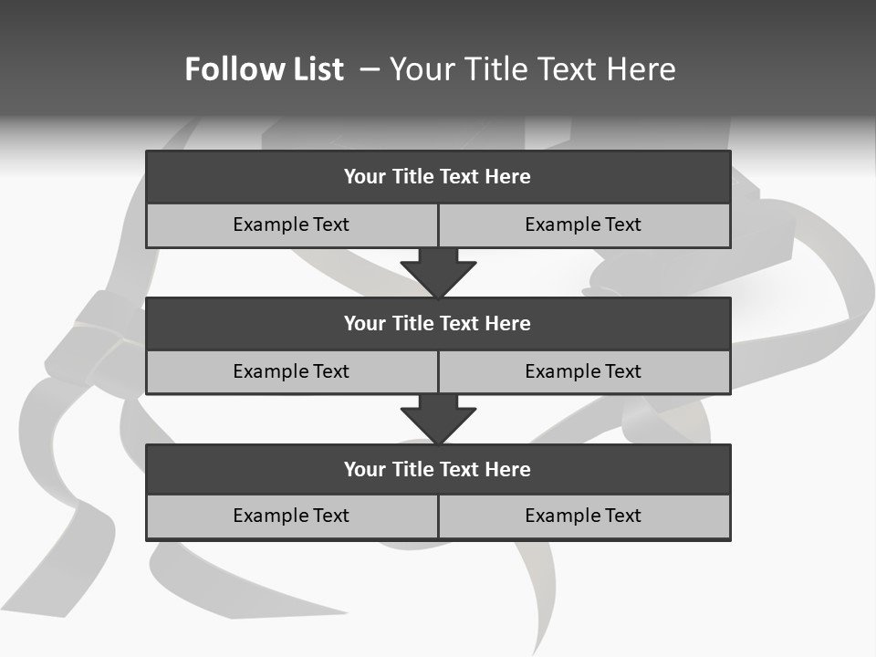 White Tfilin Vector PowerPoint Template