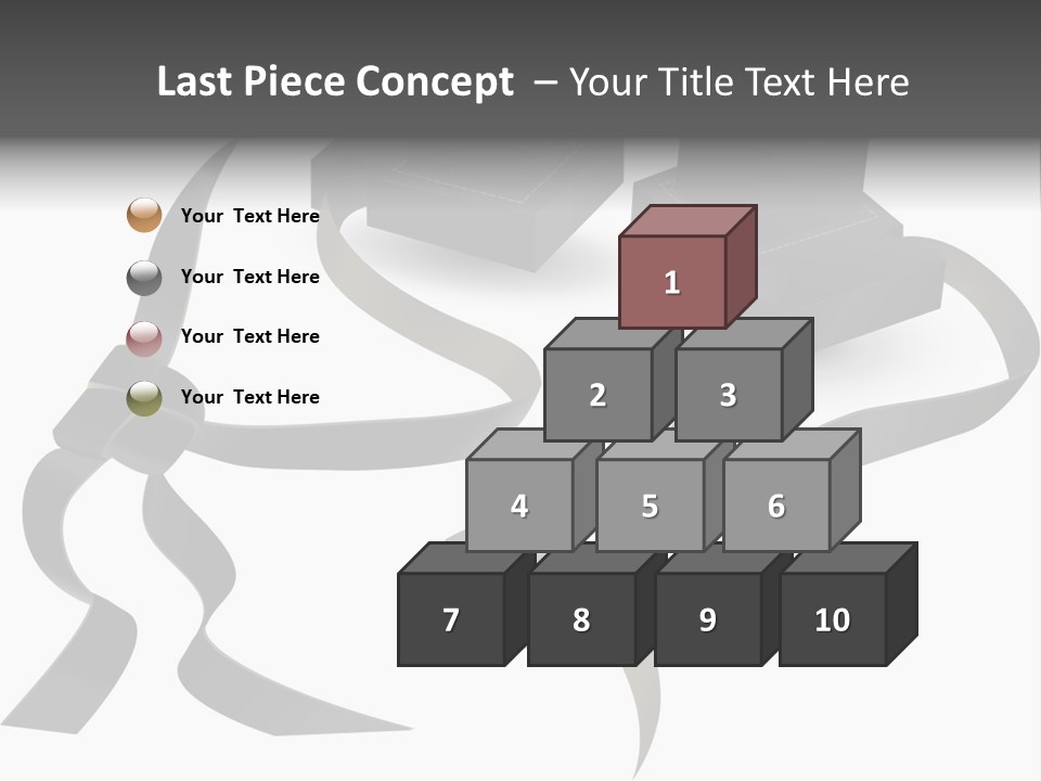 White Tfilin Vector PowerPoint Template