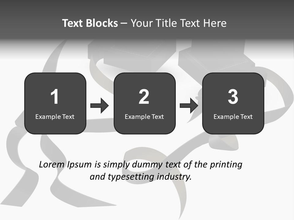 White Tfilin Vector PowerPoint Template