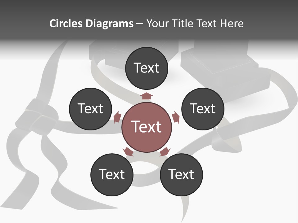 White Tfilin Vector PowerPoint Template