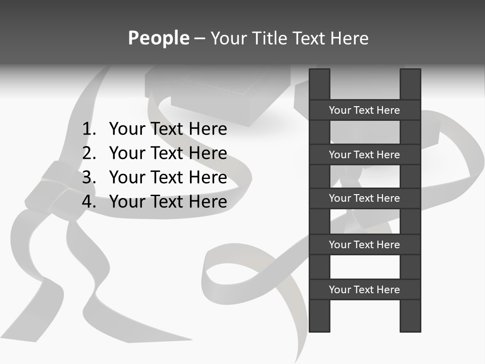 White Tfilin Vector PowerPoint Template