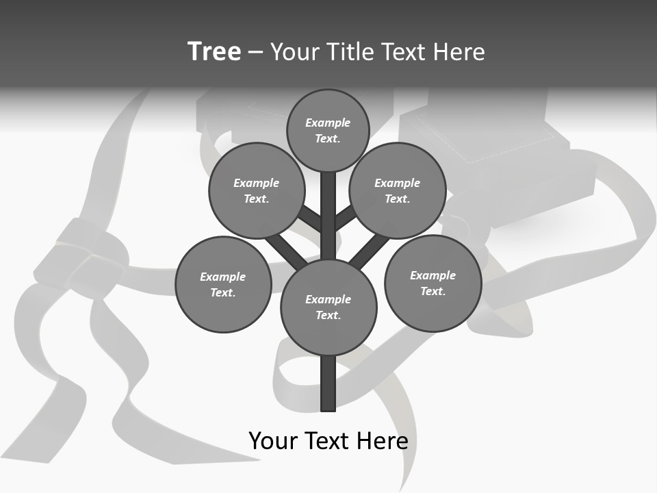 White Tfilin Vector PowerPoint Template