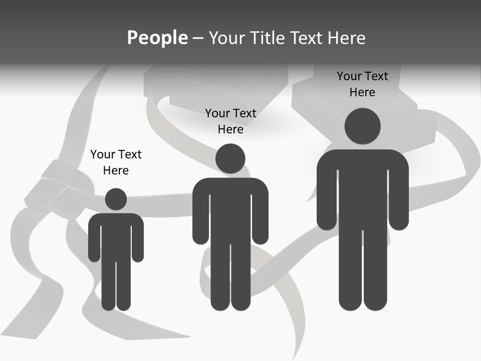 White Tfilin Vector PowerPoint Template