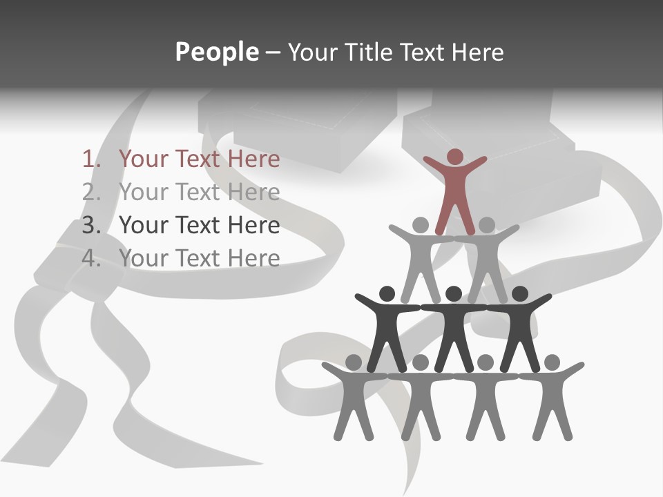 White Tfilin Vector PowerPoint Template