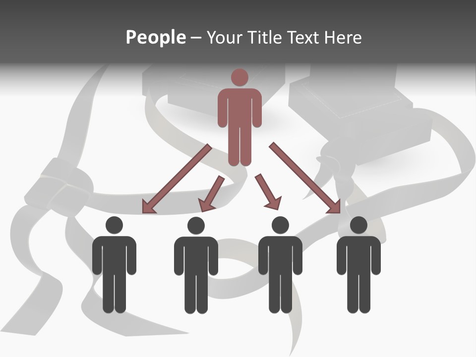 White Tfilin Vector PowerPoint Template