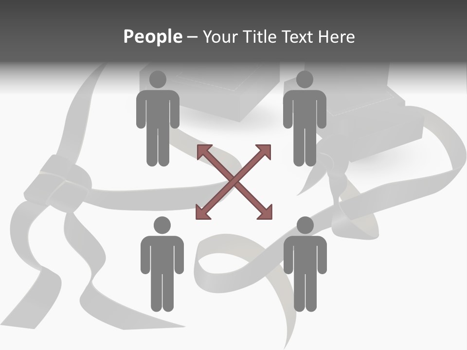 White Tfilin Vector PowerPoint Template