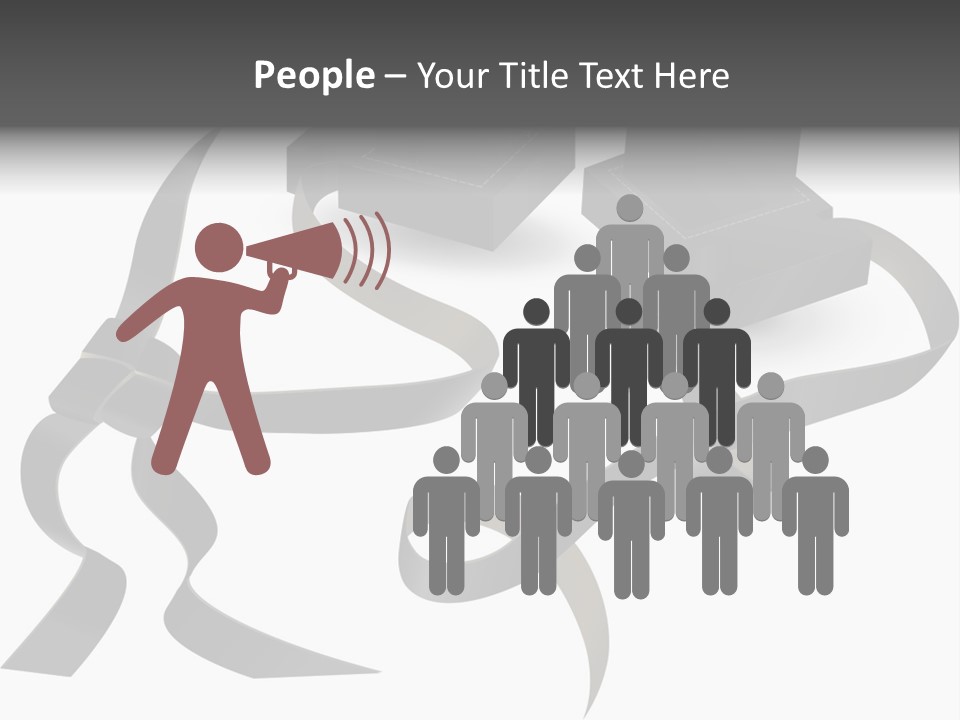 White Tfilin Vector PowerPoint Template