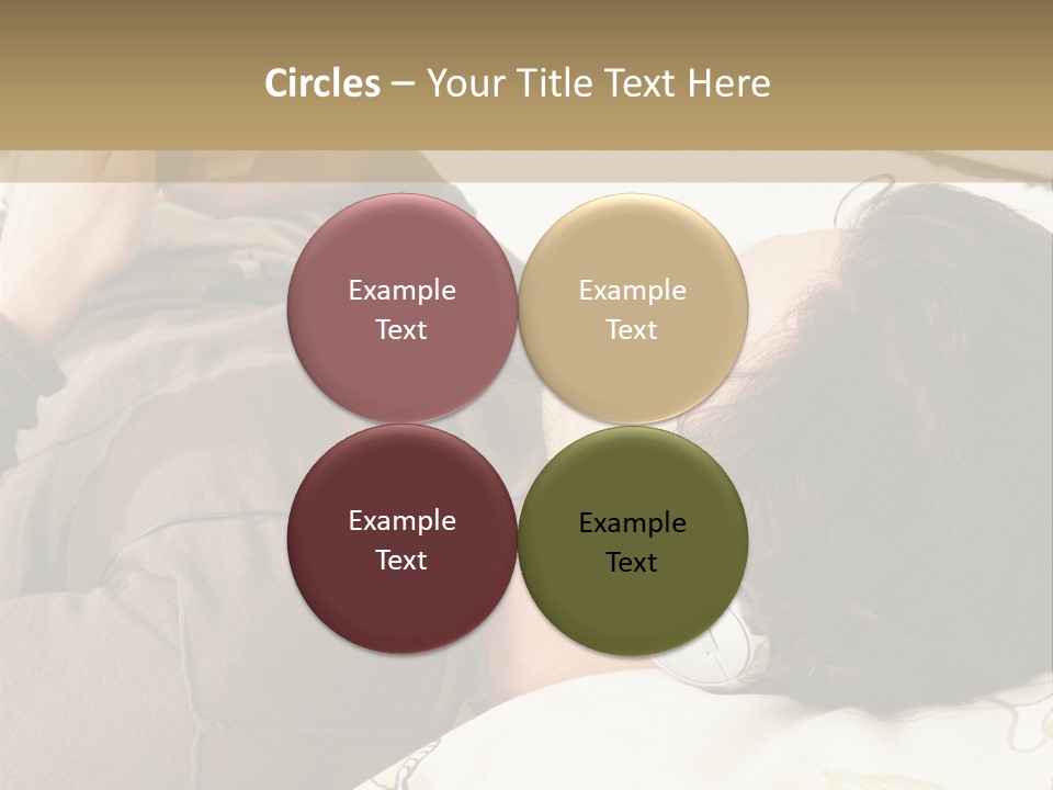 Caucasian Male Lying PowerPoint Template