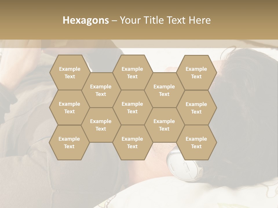 Caucasian Male Lying PowerPoint Template