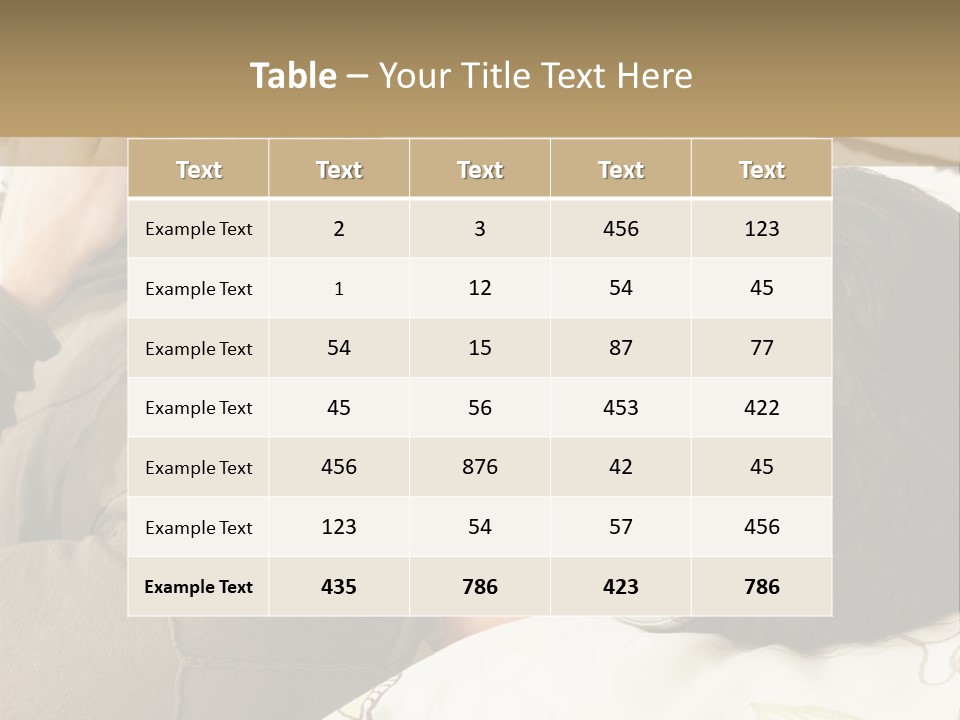 Caucasian Male Lying PowerPoint Template