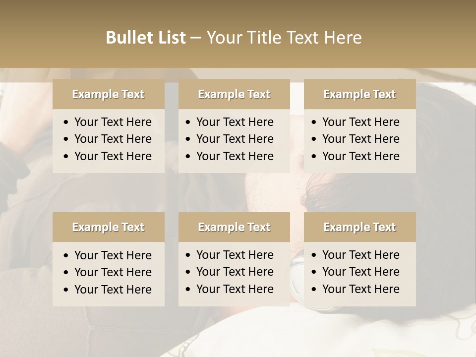 Caucasian Male Lying PowerPoint Template