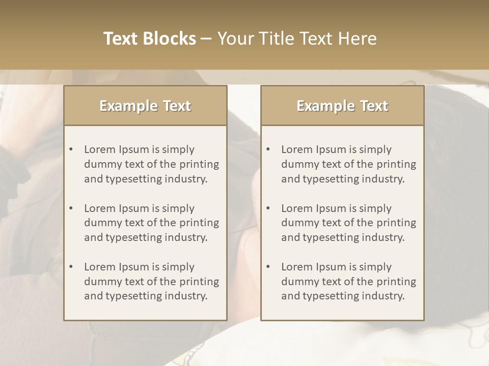Caucasian Male Lying PowerPoint Template