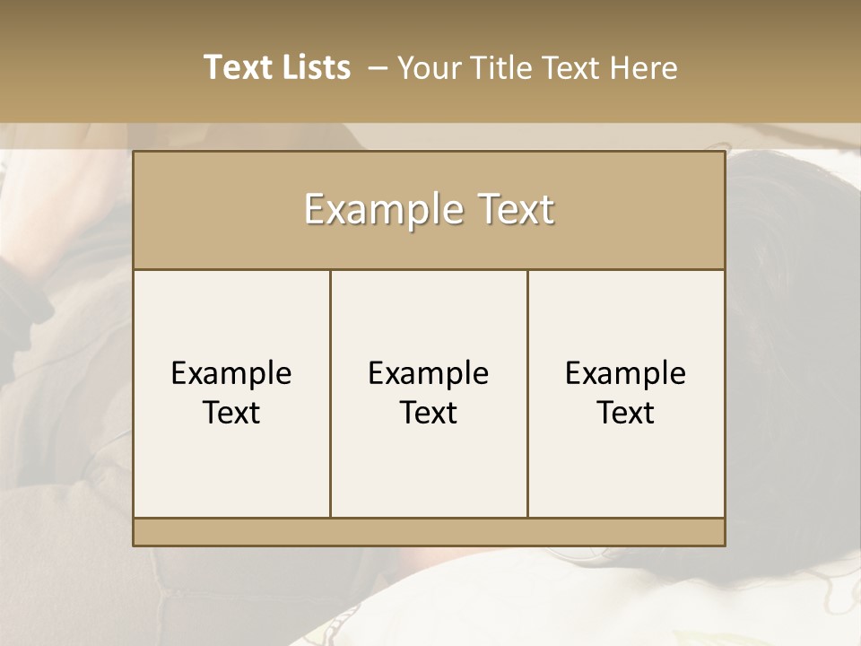 Caucasian Male Lying PowerPoint Template