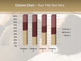 Caucasian Male Lying PowerPoint Template