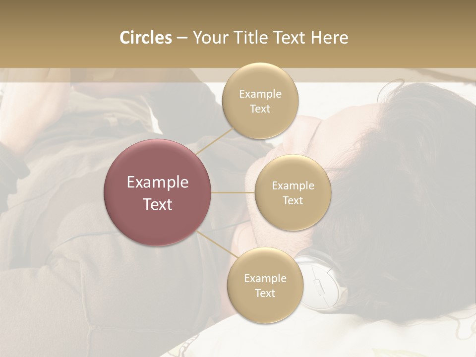 Caucasian Male Lying PowerPoint Template