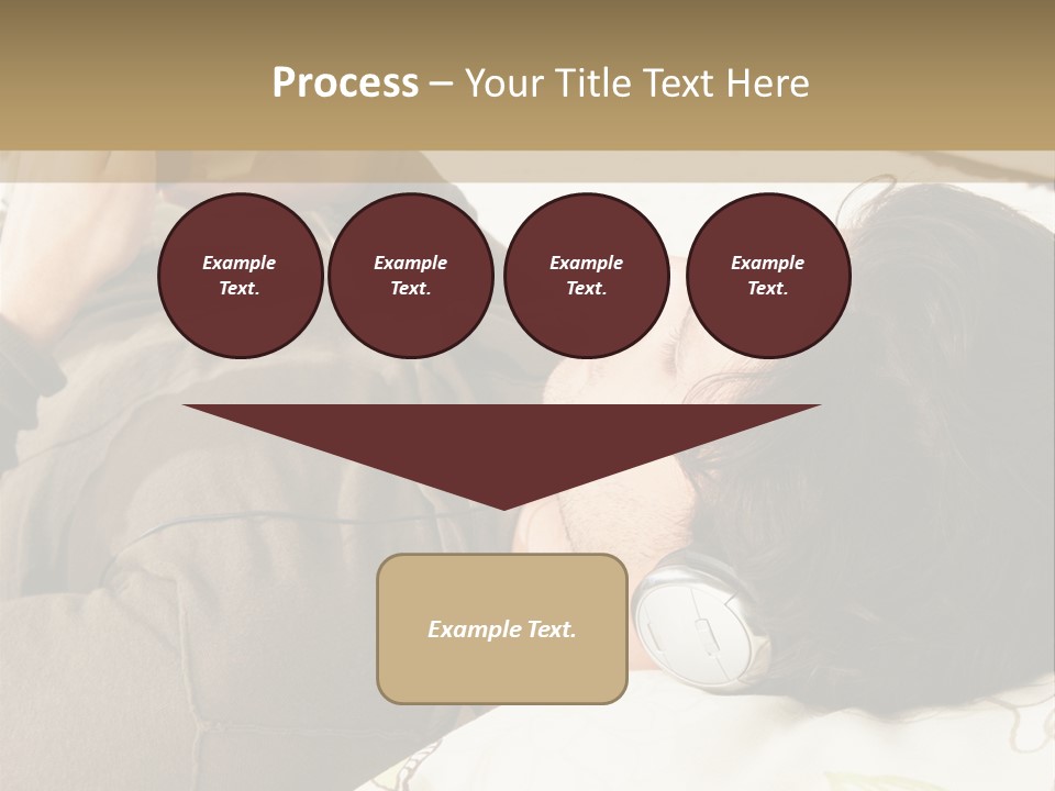 Caucasian Male Lying PowerPoint Template