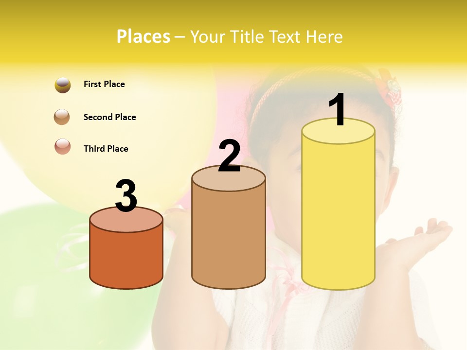 Childhood People Baby PowerPoint Template