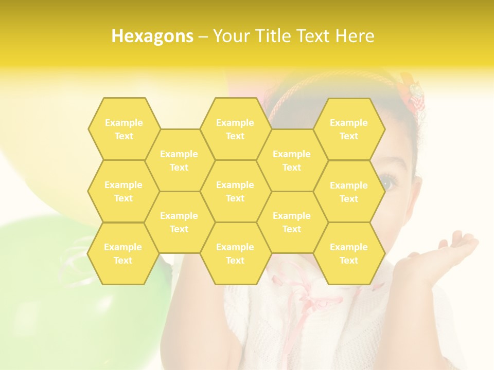 Childhood People Baby PowerPoint Template