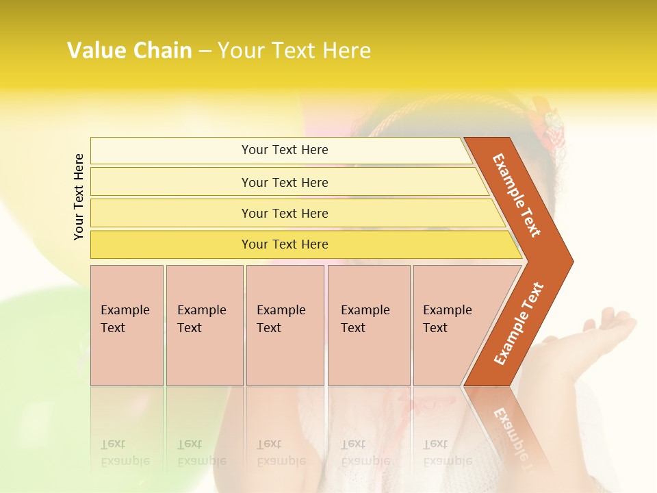 Childhood People Baby PowerPoint Template