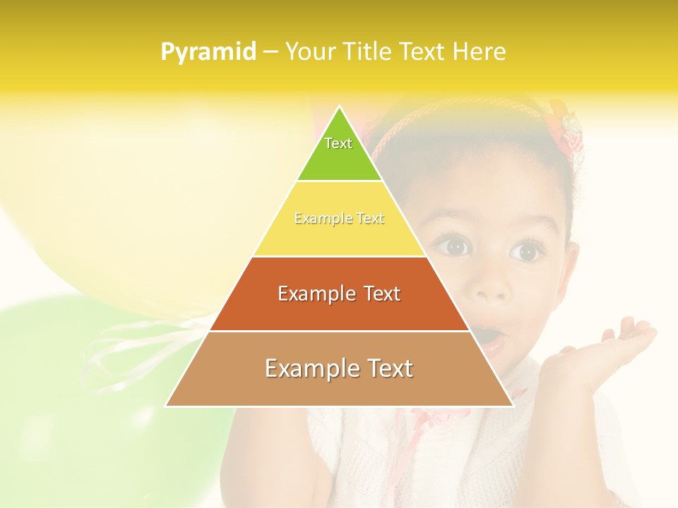 Childhood People Baby PowerPoint Template