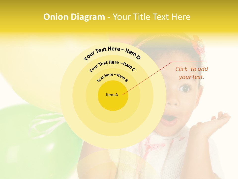 Childhood People Baby PowerPoint Template