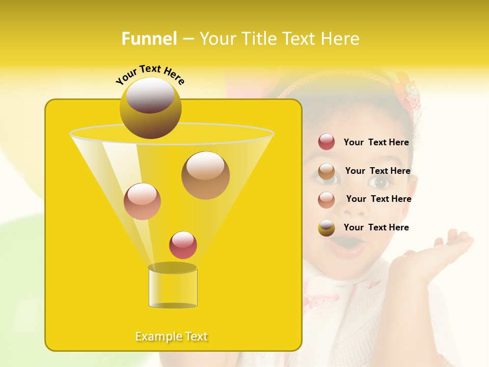 Childhood People Baby PowerPoint Template