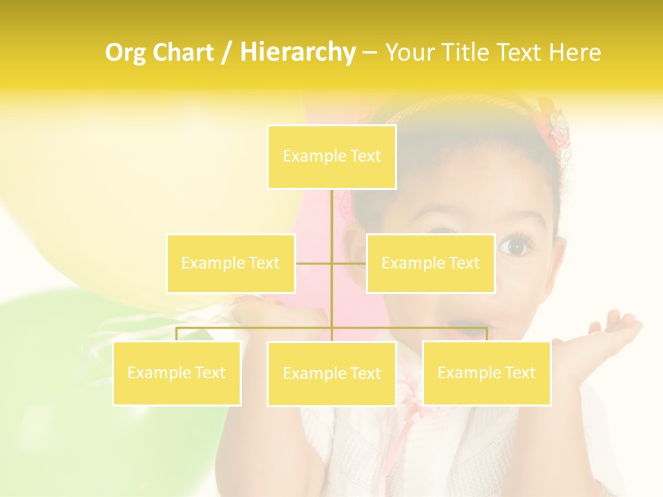 Childhood People Baby PowerPoint Template