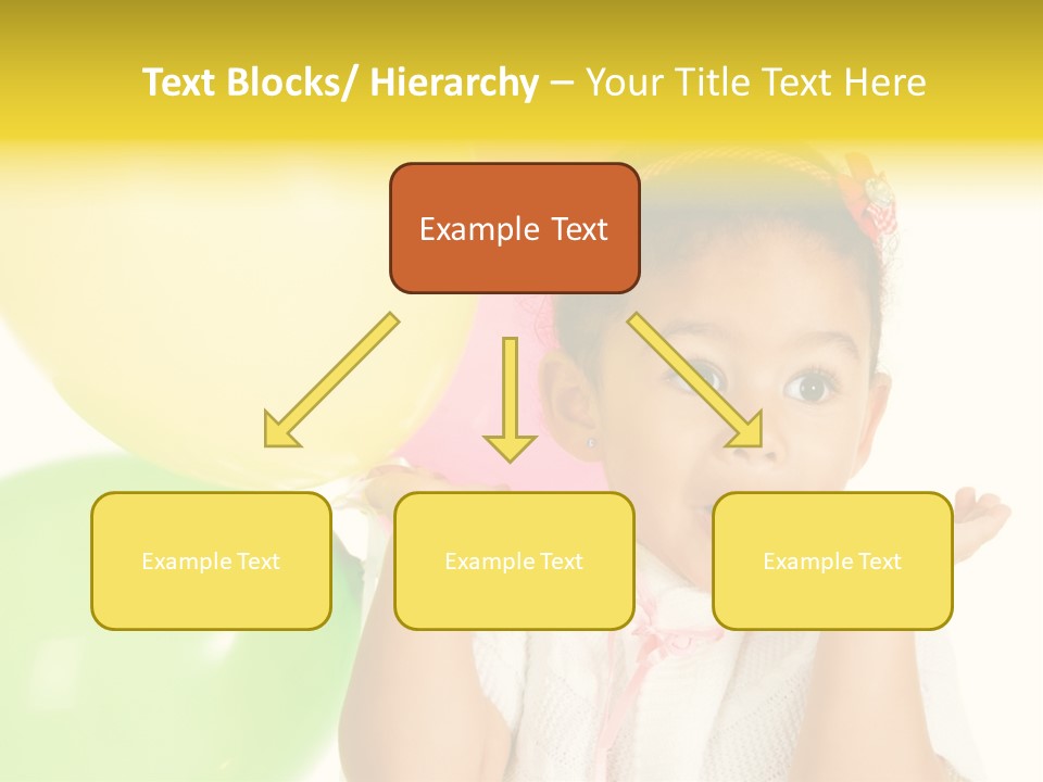 Childhood People Baby PowerPoint Template