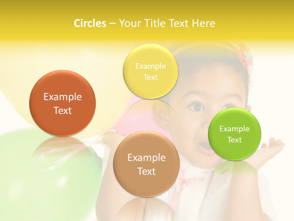 Childhood People Baby PowerPoint Template