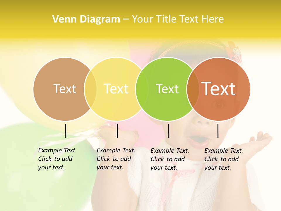 Childhood People Baby PowerPoint Template