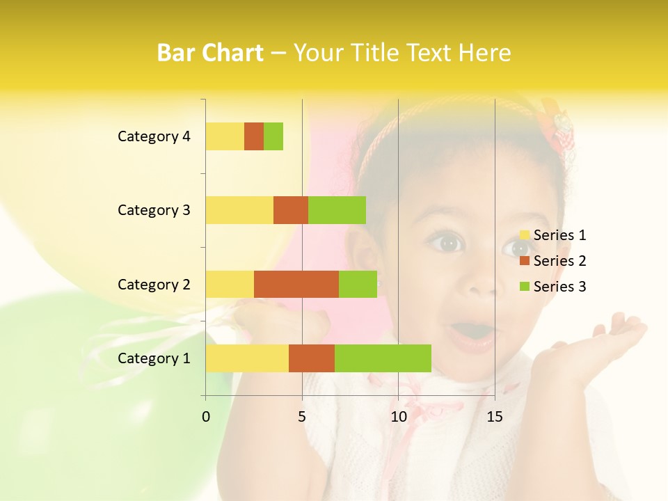 Childhood People Baby PowerPoint Template