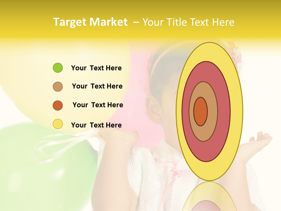 Childhood People Baby PowerPoint Template