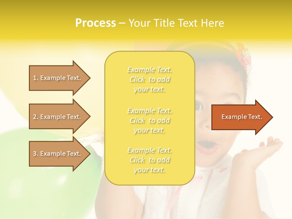 Childhood People Baby PowerPoint Template