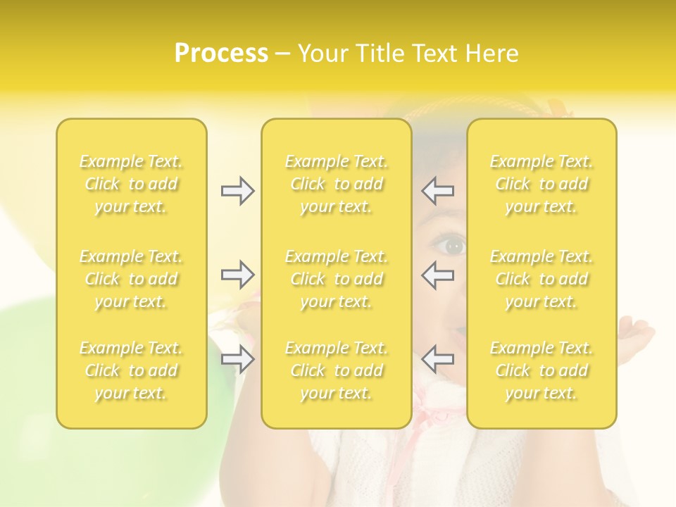 Childhood People Baby PowerPoint Template