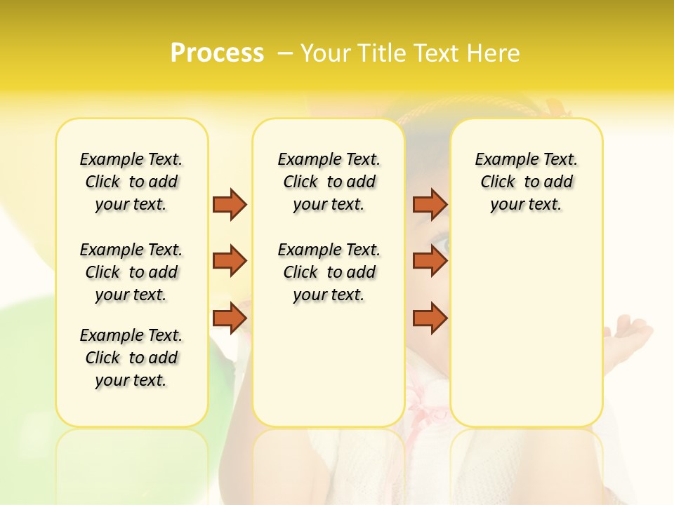 Childhood People Baby PowerPoint Template