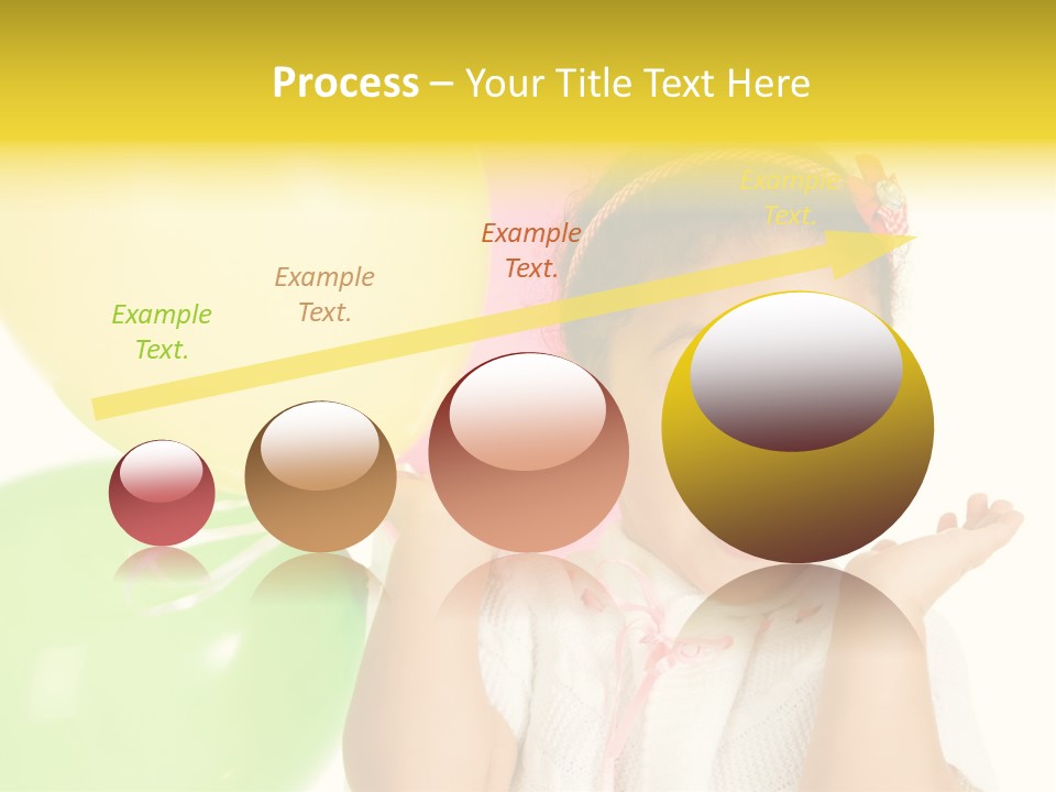 Childhood People Baby PowerPoint Template