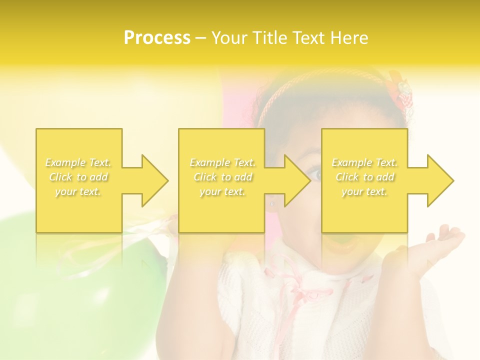 Childhood People Baby PowerPoint Template