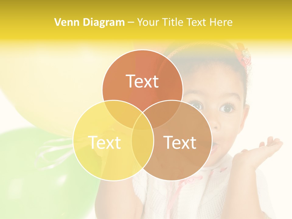 Childhood People Baby PowerPoint Template