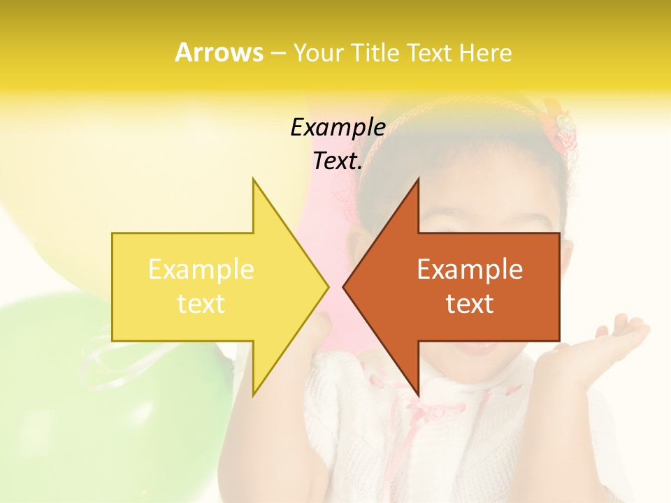 Childhood People Baby PowerPoint Template