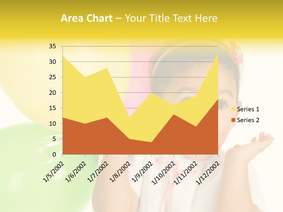 Childhood People Baby PowerPoint Template