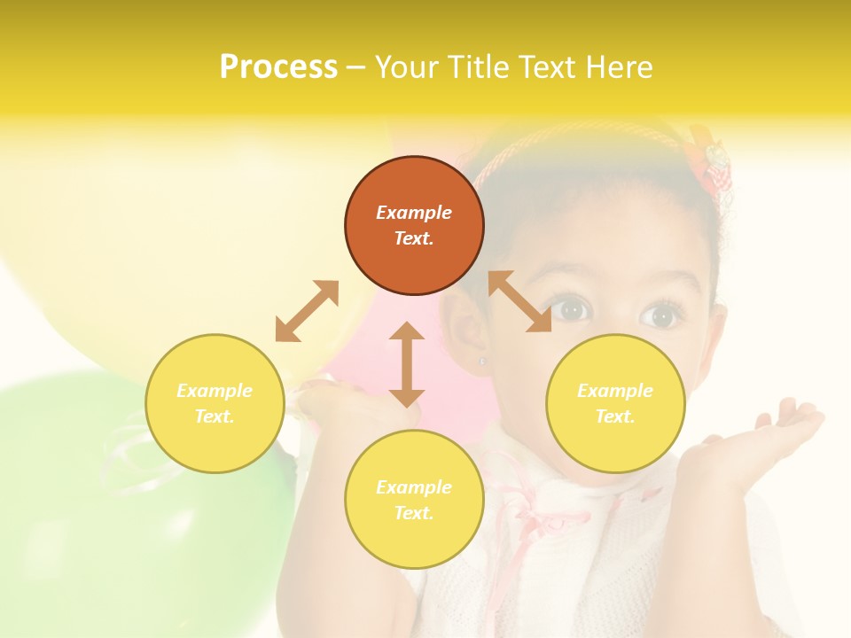 Childhood People Baby PowerPoint Template