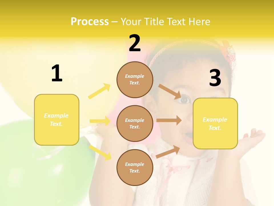 Childhood People Baby PowerPoint Template