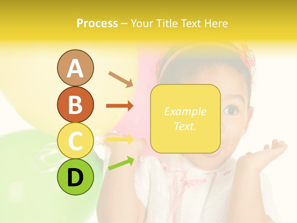 Childhood People Baby PowerPoint Template