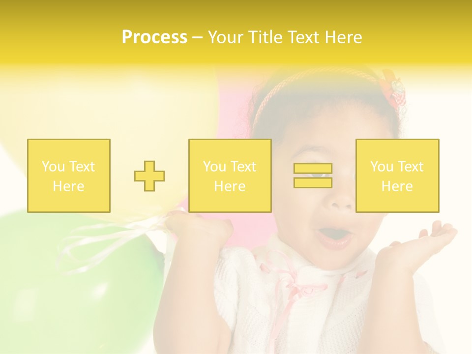 Childhood People Baby PowerPoint Template