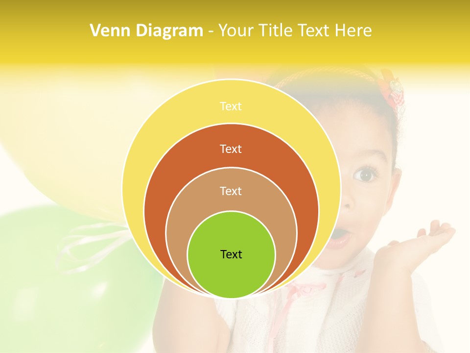 Childhood People Baby PowerPoint Template