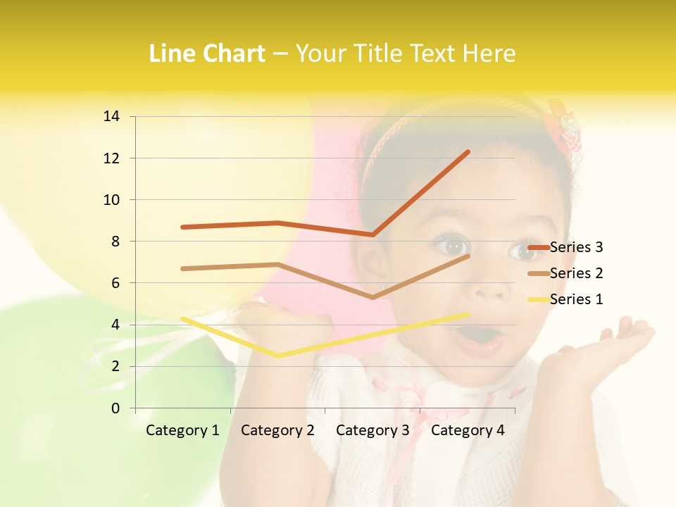 Childhood People Baby PowerPoint Template