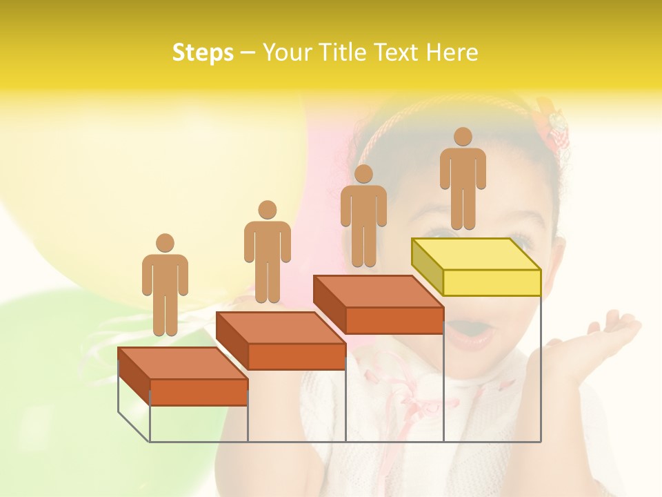 Childhood People Baby PowerPoint Template