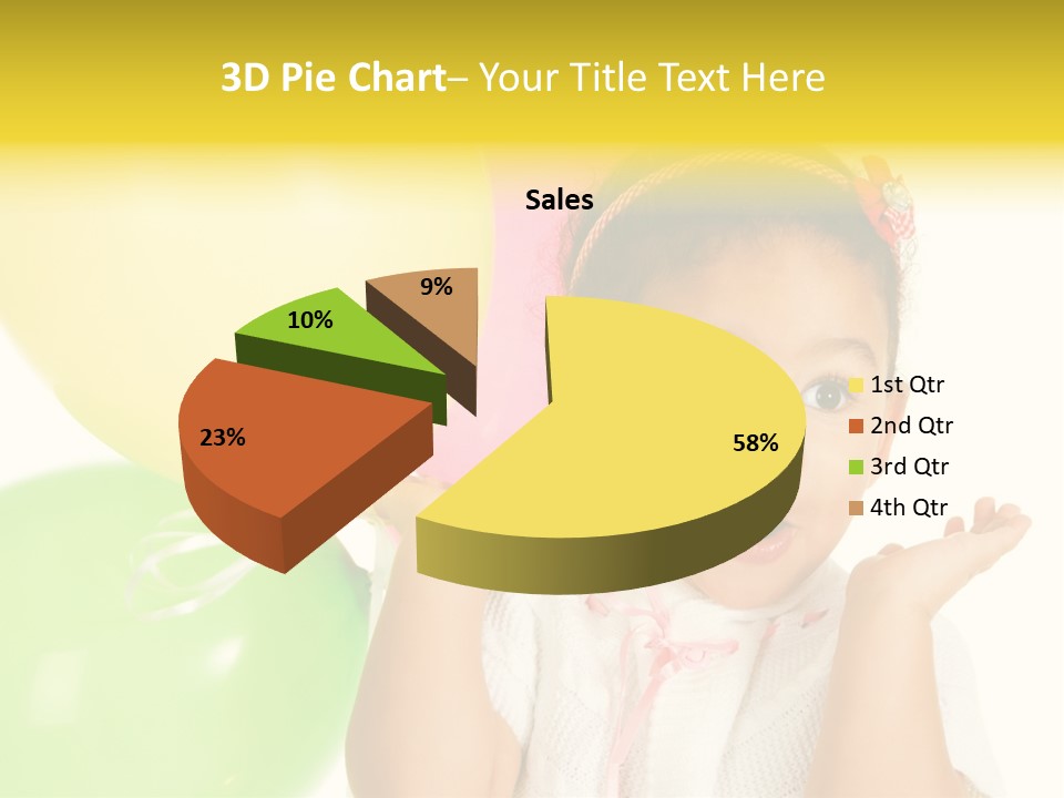 Childhood People Baby PowerPoint Template