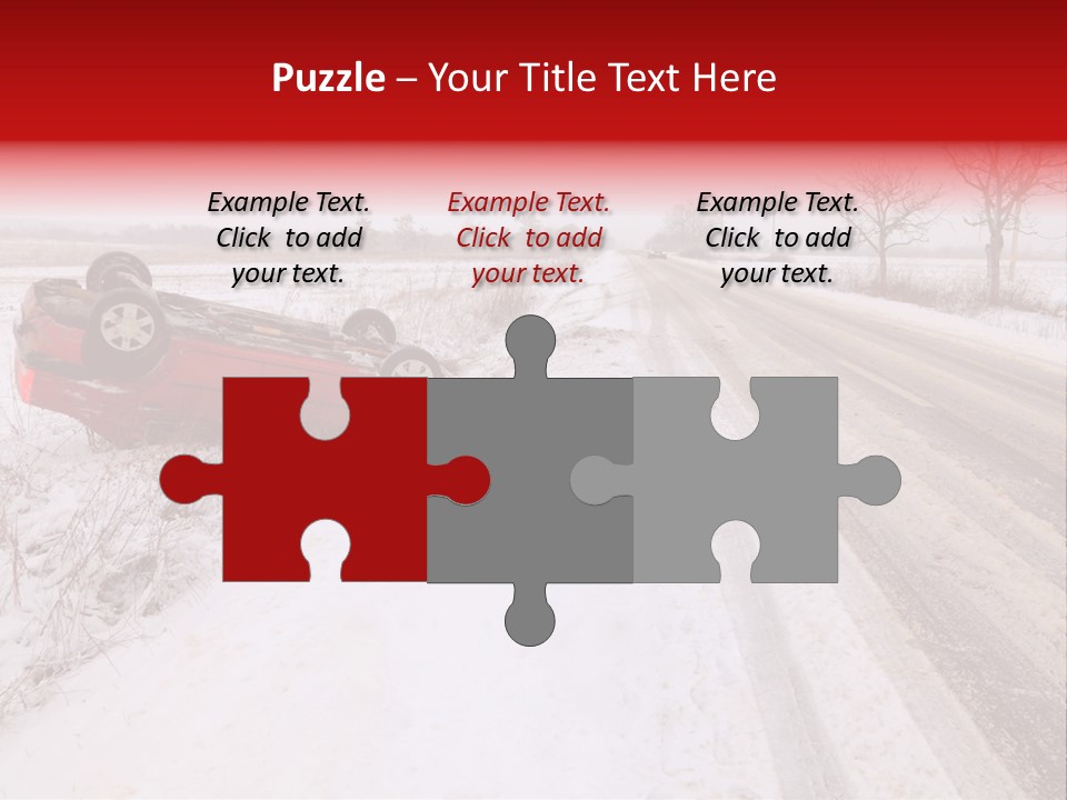 Insurance Transportation Rubber PowerPoint Template